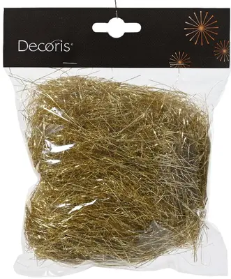 Decoris engelenhaar lametta licht goud 