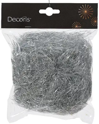 Decoris engelenhaar lametta zilver 