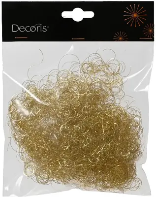 Decoris engelenhaar messing goud 