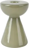 Decoris kandelaar glas deco 8x12cm groen kopen?