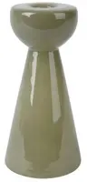 Decoris kandelaar glas deco 8x17cm groen kopen?