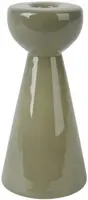 Decoris kandelaar glas deco 8x17cm groen kopen?