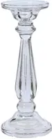 Decoris kandelaar glas rond 10x25cm transparant kopen?