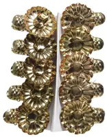 Decoris kandelaar kerstboomkaars op clip goud 10 stuks