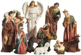 Decoris kerstgroep 11 figuren 29.5cm multi kopen?