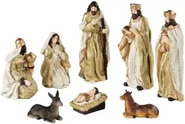 Decoris kerstgroep 8 figuren 15cm multi kopen?