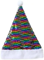 Decoris kerstmuts regenboog 42cm multi kopen?