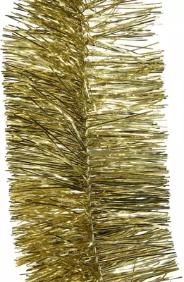 Decoris kunststof guirlande lametta 7x270cm licht goud