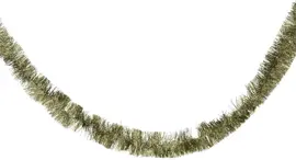 Decoris kunststof guirlande lametta 7x270cm rosemarijn
