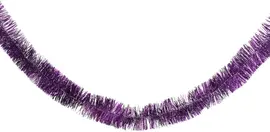 Decoris kunststof guirlande lametta 7x270cm vijg