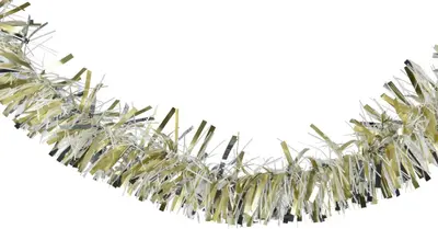 Decoris kunststof guirlande lametta l 15x200cm multi