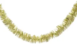 Decoris kunststof guirlande lametta m 10x200cm licht goud
