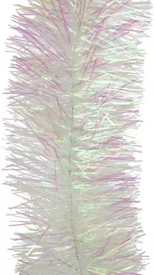 Decoris kunststof guirlande lametta xl 10x270cm iris