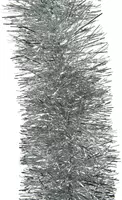 Decoris kunststof guirlande lametta xl 10x270cm zilver