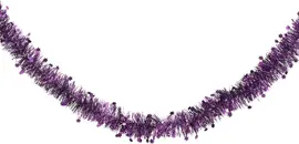 Decoris kunststof guirlande lametta xl ster 10x270cm vijg