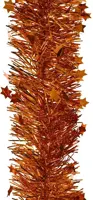 Decoris kunststof guirlande lametta xl ster 10x270cm warme cider