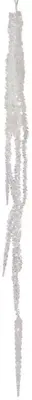 Decoris kunststof kerst ornament ijspegel 90cm transparant