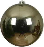 Decoris kunststof kerstbal 14cm rosemarijn