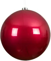 Decoris kunststof kerstbal 20cm festive roze