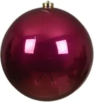 Decoris kunststof kerstbal 20cm granaatappel