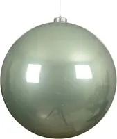 Decoris kunststof kerstbal 20cm matcha groen