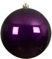 Decoris kunststof kerstbal 20cm vijg