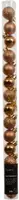 Decoris kunststof kerstbal 3cm brandy 14 stuks - afbeelding 1