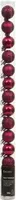 Decoris kunststof kerstbal 3cm festive roze 14 stuks - afbeelding 1