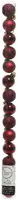 Decoris kunststof kerstbal 3cm ossenbloed 14 stuks - afbeelding 1