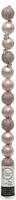 Decoris kunststof kerstbal 3cm poederroze 14 stuks - afbeelding 1