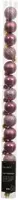Decoris kunststof kerstbal 3cm vintage roze 14 stuks - afbeelding 1