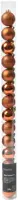 Decoris kunststof kerstbal 3cm warme cider 14 stuks - afbeelding 1