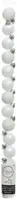 Decoris kunststof kerstbal 3cm winterwit 14 stuks - afbeelding 1