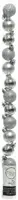 Decoris kunststof kerstbal 3cm zilver 14 stuks - afbeelding 1