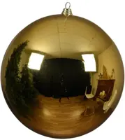 Decoris kunststof kerstbal 40cm licht goud