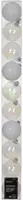 Decoris kunststof kerstbal 6cm iris 10 stuks - afbeelding 1