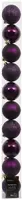 Decoris kunststof kerstbal 6cm vijg 10 stuks - afbeelding 1