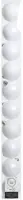 Decoris kunststof kerstbal 6cm winterwit 10 stuks - afbeelding 1