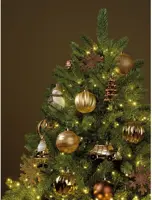 Decoris kunststof kerstbal mix figuren multi 25 stuks - afbeelding 2