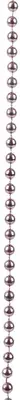 Decoris kunststof kerstslinger kralen 10m vintage roze - afbeelding 2