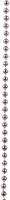 Decoris kunststof kerstslinger kralen 10m vintage roze - afbeelding 2