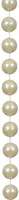 Decoris kunststof kerstslinger kralen xl 5m parel - afbeelding 2
