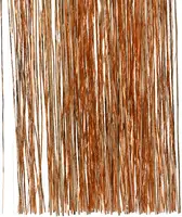 Decoris kunststof lametta vinyl 50x40cm brandy