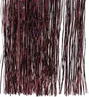 Decoris kunststof lametta vinyl 50x40cm donker mauve