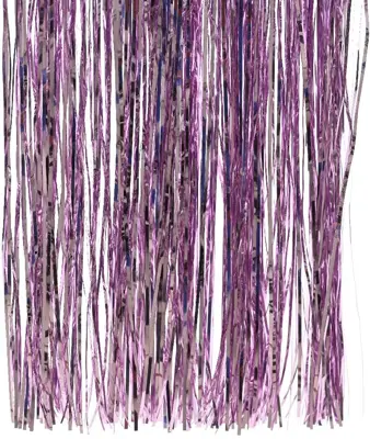 Decoris kunststof lametta vinyl 50x40cm fris lila
