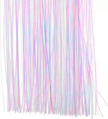 Decoris kunststof lametta vinyl 50x40cm iris