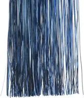 Decoris kunststof lametta vinyl 50x40cm nachtblauw