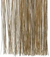 Decoris kunststof lametta vinyl 50x40cm parel