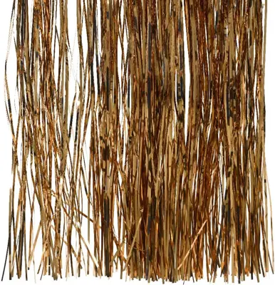 Decoris kunststof lametta vinyl 50x40cm pecan bruin