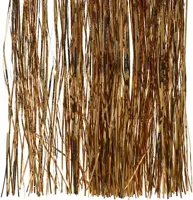 Decoris kunststof lametta vinyl 50x40cm pecan bruin